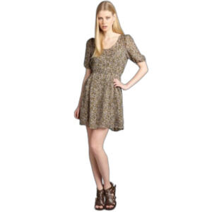 Marc Jacobs Cordosa Silk Short Sleeve Dress Sz.6